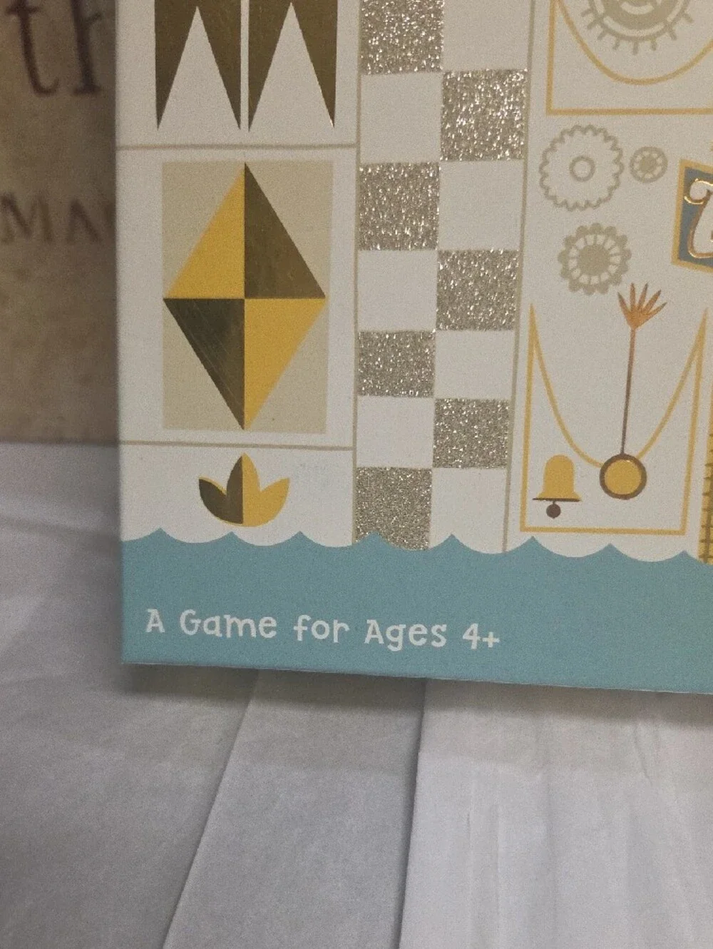 Disney It's a Small World Board Game – Blue & Gold Accents